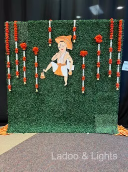 Ladoo and Lights event decor