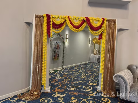 Ladoo and Lights event decor