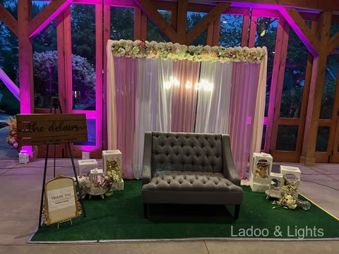 Ladoo and Lights event decor