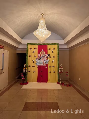 Ladoo and Lights event decor