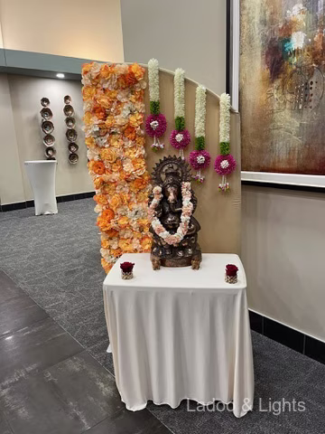 Ladoo and Lights event decor