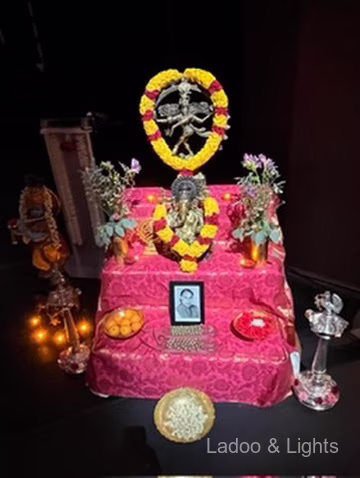 Ladoo and Lights event decor
