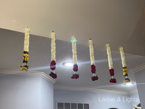 Ladoo and Lights event decor