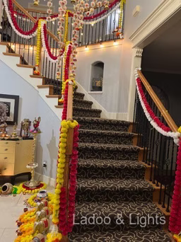 Ladoo and Lights event decor
