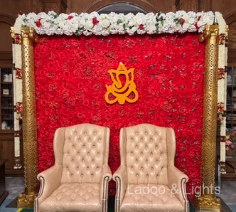 Ladoo and Lights event decor
