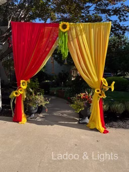 Ladoo and Lights event decor