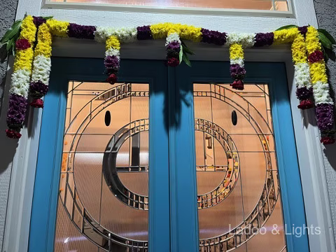 Ladoo and Lights event decor