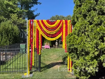 Ladoo and Lights event decor