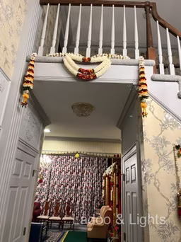 Ladoo and Lights event decor