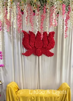 Ladoo and Lights event decor