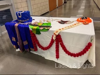 Ladoo and Lights event decor