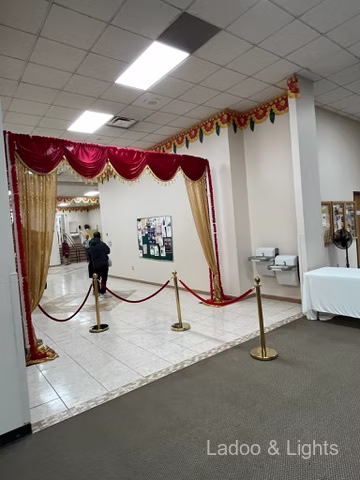 Ladoo and Lights event decor