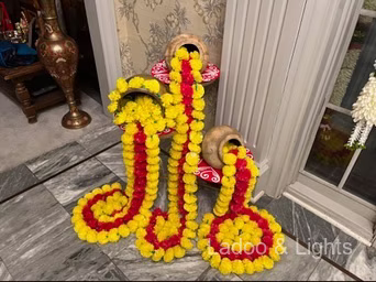 Ladoo and Lights event decor