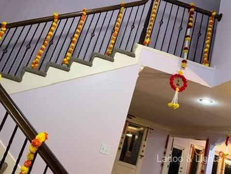 Ladoo and Lights event decor