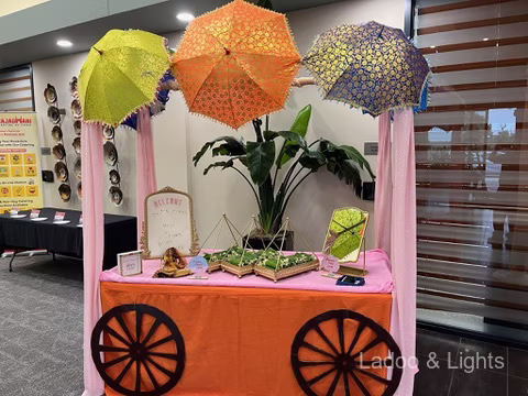 Ladoo and Lights event decor