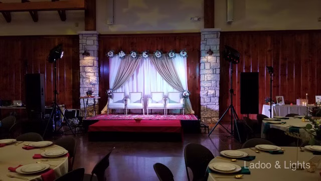 Ladoo and Lights event decor