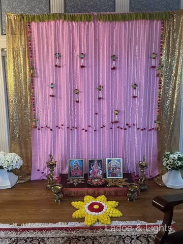 Ladoo and Lights event decor