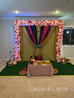 Ladoo & Lights event decor