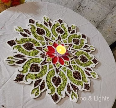 Ladoo and Lights event decor
