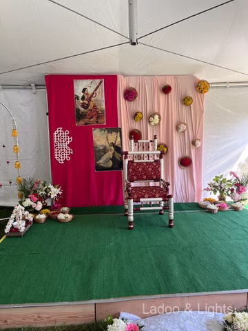 Ladoo and Lights event decor