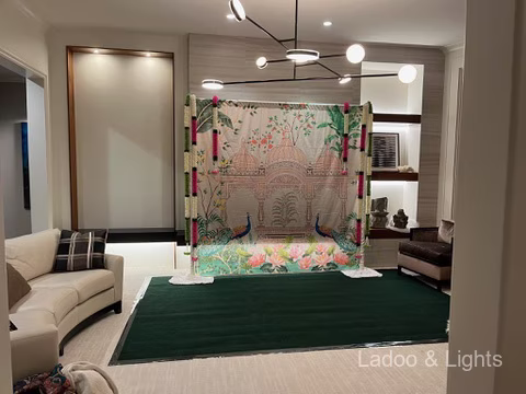 Ladoo and Lights event decor