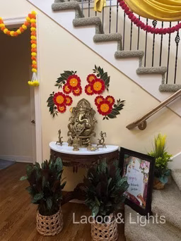 Ladoo and Lights event decor