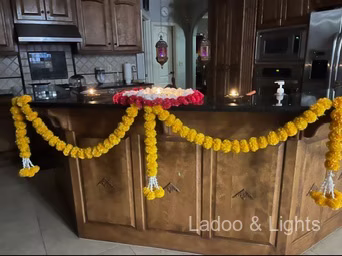 Ladoo and Lights event decor