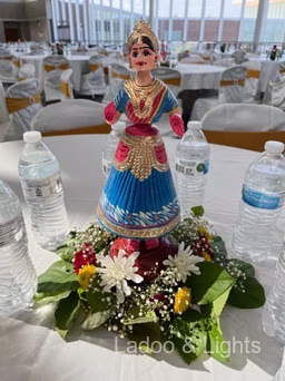 Ladoo and Lights event decor