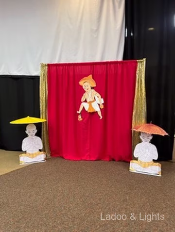 Ladoo and Lights event decor