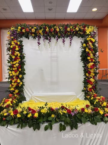 Ladoo and Lights event decor