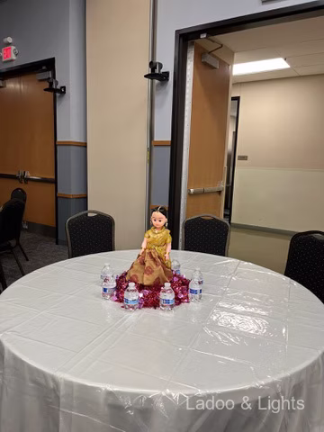 Ladoo and Lights event decor