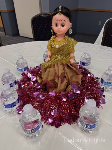 Ladoo and Lights event decor