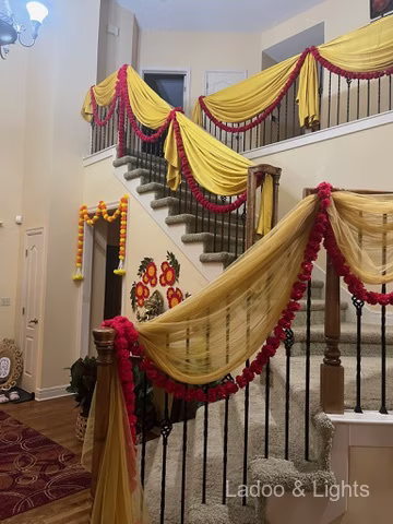 Ladoo and Lights event decor