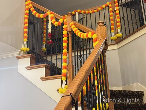 Ladoo and Lights event decor