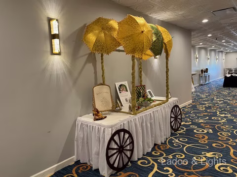 Ladoo and Lights event decor
