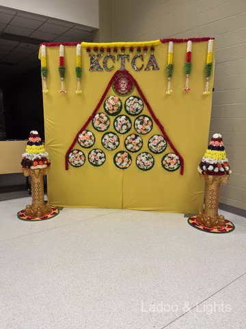 Ladoo and Lights event decor