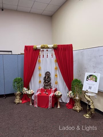 Ladoo and Lights event decor
