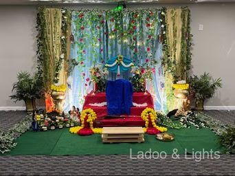Ladoo and Lights event decor
