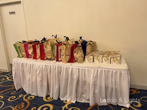 Ladoo and Lights event decor