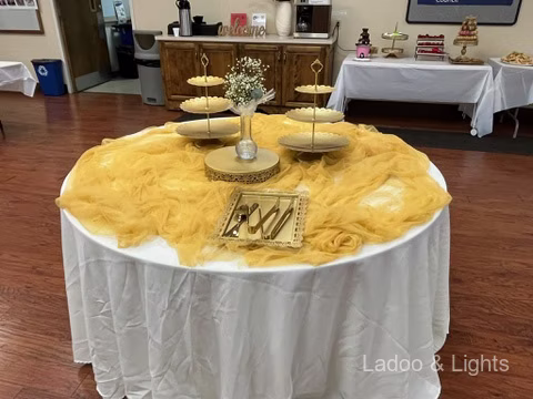 Ladoo and Lights event decor