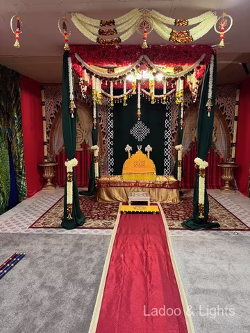Ladoo and Lights event decor