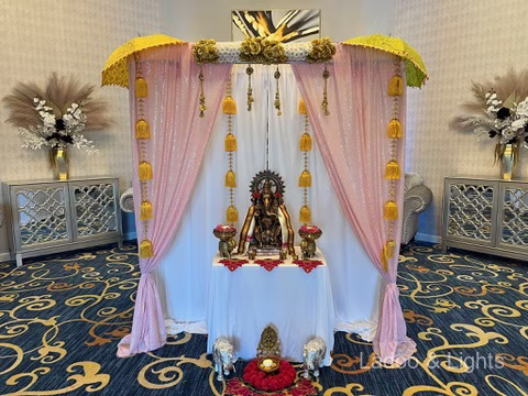 Ladoo and Lights event decor