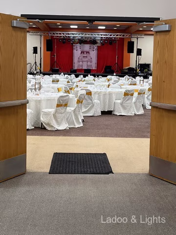 Ladoo and Lights event decor
