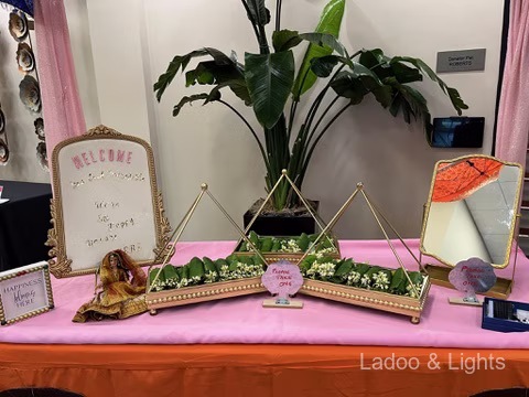 Ladoo and Lights event decor