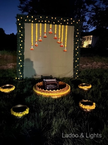 Ladoo & Lights event decor