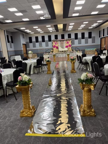 Ladoo and Lights event decor