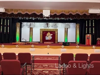 Ladoo and Lights event decor