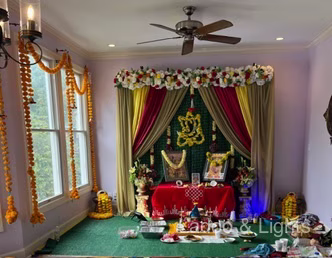 Ladoo and Lights event decor