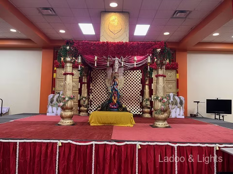 Ladoo and Lights event decor
