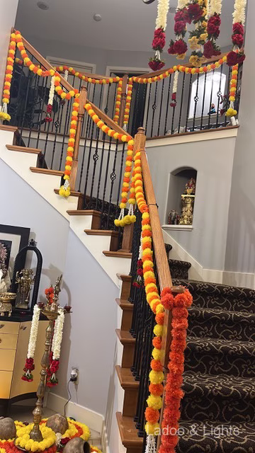 Ladoo and Lights event decor